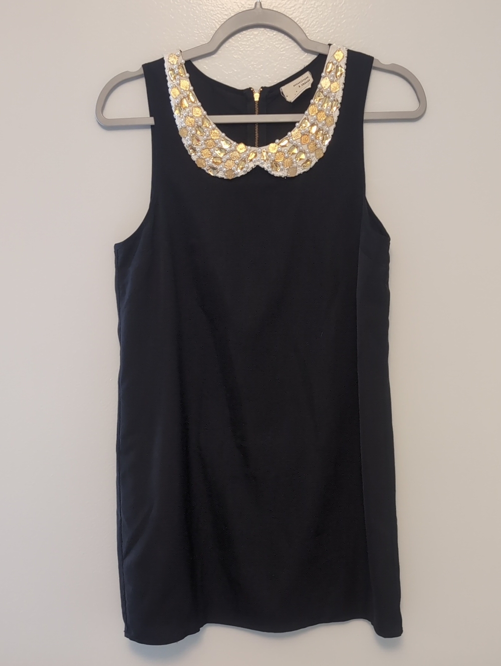 Urban Outfitters Coincidence & Chance Collar Black Sleeveless Dress